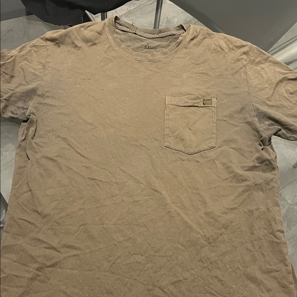 5.11 Tactical Men's Short Sleeve Tan Tee